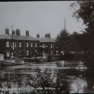postcards - Norfolk -Norwich Floods August 1912 ' Trowse Bridge