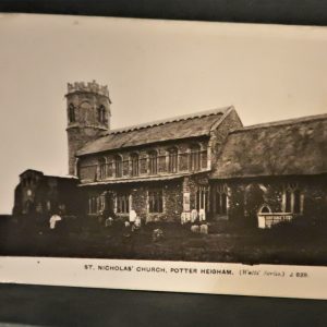 Postcards - Norfolk -St Nicholas Church, Potter Heigham 1918