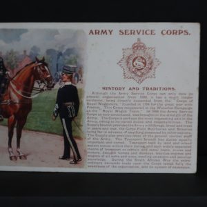 Military Postcards - Army Service Corps