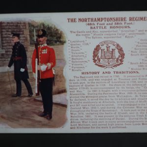 Military Postcards - The Northamptonshire Regiment
