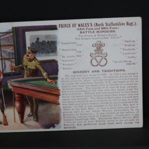 Military Postcard = Prince of Wales (North Staffordshire regiment)