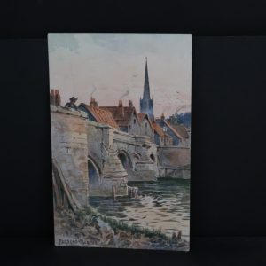 Postcard = Norfolk. Bishop Bridge. Norwich c.1915