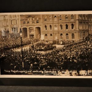 Postcards - Norfolk -Proclomation of King George V Norwich 1910