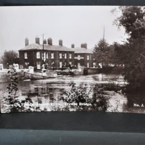 Postcards - Norfolk Floods Aug 1912 - Trowse Bridge