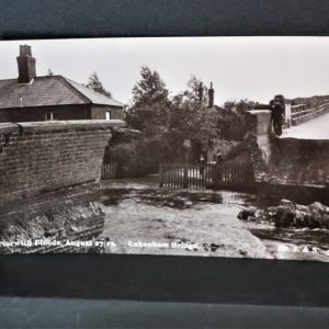Postcards - Norfolk Floods Aug 1912  - Lakenham Bridge