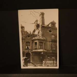 postcards - Suffolk, Bombardment of Lowestoft Apl 25th 1916