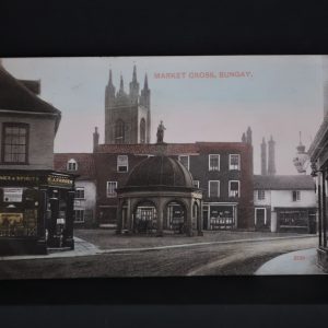 postcards - Suffolk -  Market Cross Bungay - 1912