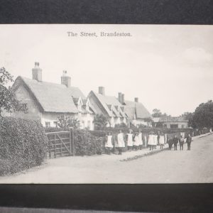 Postcards - Suffolk - The Street Brandeston 1908