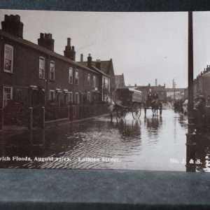 Postcards - Norwich Floods - Lothian Street