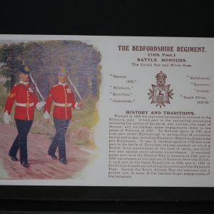 Postcards - Military =The Bedfordshire Regiment c.1905