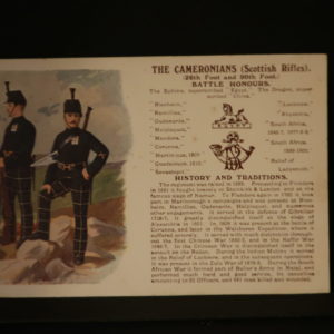 Postcards - Military - The Cameronians (Scottish Rifles) c.1905