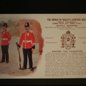 Postcards - Military - ThePrince of Wales Leinster Regt c.1905 (Royal Canadians 100 and 109th Foot)