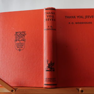 Books - P.G.Wodehouse - "Thank you Jeeves" 1934 rep.