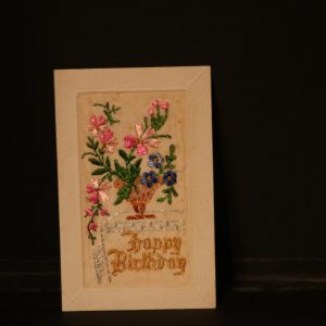Postcards - Silk cards "happy Birthday"  c.1915