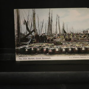 Postcards -Fishing Industry - Norfolk/Suffolk - The Fish Market, Great Yarmouthc.1915