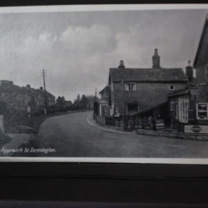 Postcards - Suffolk - approach to Dennington