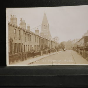 Postcards - Norfolk - Essex street Norwich = 1912