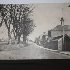 Postcards - Sufolk, Station Road, Leiston c.1910