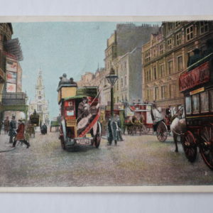 POSTCARDS - London - The Strand, with horse drawn trams