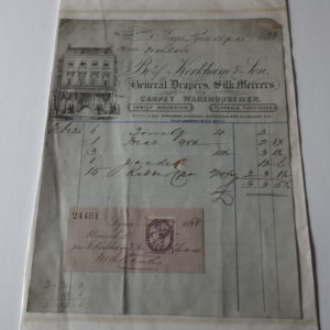 Collectables - Invoice dated 1888 - Hunstanton Norfolk interest