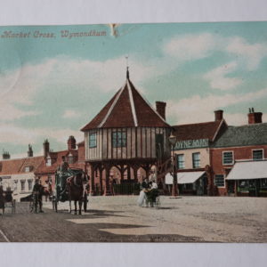 Postcard - Wymondham Market Place - Norfolk - 1905