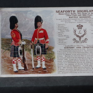 Postcards - Military - "Seaforth Highlanders" c.1905