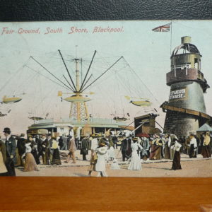 l.Lancashire Postcard -The Fair Ground Blackpool - 1906