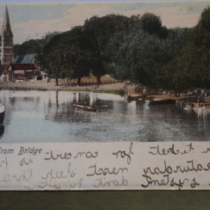 Postcards - Norfolk- Thorpe from Bridge 1902