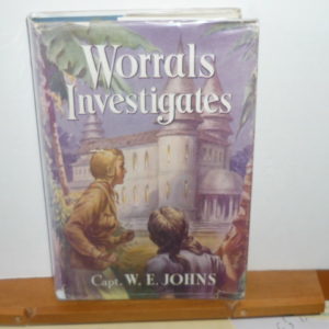 W.E.Johns, Worrals Investigates 1st edn, d/w