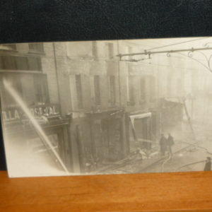 Regent Street Gt Yarmouth  Fire in 1919 r/p