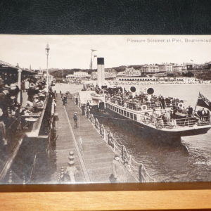 Pleasure Steamer at Pier, Bournemouth - 1916